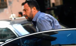 Le ministre italien de l'Intérieur Matteo Salvini, le 12 août à Rome.