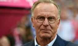 Le président du directoire du Bayern, Karl-Heinz Rummenigge, avant un match de Bundesliga contre Stuttgart, le 12 mai 2018 à Munich