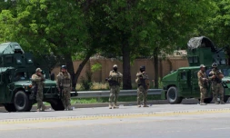 Les forces de sécurité irakiennes à Bagdad, le 1er mai 2016