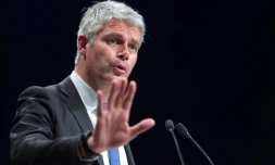 Laurent Wauquiez,  président de la région Auvergne-Rhône-Alpes, le 23 mai 2017