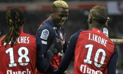 Le LOSC reste sur une courte victoire sur Brest, en Ligue 1, grâce à un but du Nigérian Victor Osimhen à Villeneuve-d'Ascq, le 6 décembre 2019