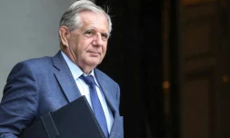Le ministre de la Cohésion des Territoires Jacques Mézard à l'Elysée, le 12 juin 2018