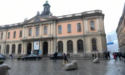 Le siège de l'Académie suédoise à Stockholm, le 3 mai 2018.