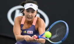 La championne de tennis chinoise Peng Shuai pendant l'Open d'Australie, le 21 janvier 2020 à Melbourne