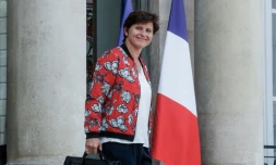 La ministre des Sports Roxana Maracineanu à sa sortie de l'Elysée le 5 septembre 2018
