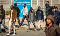 Des migrants le 19 septembre 2015 à Calais
