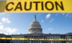 Vue sur le Capitole américain à Washington, le 21 décembre 2018