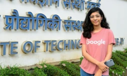 Shivani Nandgaonkar, étudiante en technologie à l'Indian Institute of Technology (IIT), le 8 décembre 2021 à Bombay
