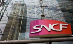 Le logo de la SNCF, le 10 mars 2010