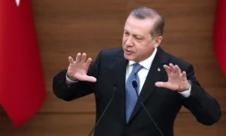 Le président turc Recep Tayyip Erdogan à Ankara, le 19 avril 2016