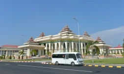 Le Parlement de Naypyidaw, le 29 janvier 2021 en Birmanie