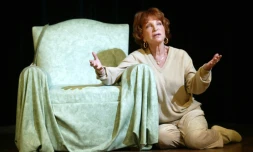 Maria PacÎme le 13 décembre 2002 lors de répétitions à la Gaßté Montparnasse