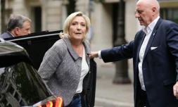 Marine Le Pen à Paris, le 8 juillet 2024