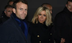 Le président Emmanuel Macron et son épouse Brigitte au Havre, le 4 novembre 2017