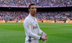La star du Real Madrid Cristiano Ronaldo, durant le clasico contre le Barça au Camp Nou, le 3 décembre 2016