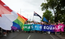 Un gay pride à Vienne, le 17 juin 2017
