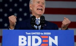 Joe Biden, le 29 février 2020 à Columbia, en Caroline du Sud