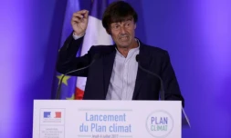 Nicolas Hulot, ministre de la Transition écologique et solidaire, le 6 juillet 2017 à Paris