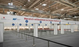 Le centre de vaccination contre le Covid-19 à Hambourg, le 18 décembre 2020 en Allemagne