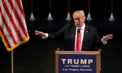 Donald Trump lors d'un meeting électoral à Las Vegas, le 18 juin 2016 