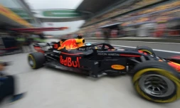 L'Australien Daniel Ricciardo (Red Bull) lors des qualifs du GP de Chine sur le circuit de Shanghai, le 14 avril 2018