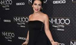 Alyssa Milano photographiée le 27 janvier 2017 lors d'un gala à Los Angeles. L'actrice américaine a lancé le mot-dièse "#MeToo" pour dénoncer les agressions sexuelles