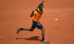 Le Français Gaël Monfils face à son compatriote Richard gasquet, le 4 juin 2017 à Roland-Garros