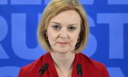 La ministre britannique des Affaires étrangères Liz Truss à Londres le 14 juillet 2022