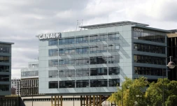 Le siège de Canal + à Boulogne-Billancourt, près de Paris, le 4 septembre 2017