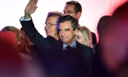 François Fillon à Nîmes, dans le sud de la France, le 2 mars 2017
