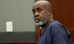 Duane "Keefe D" Davis comparaît devant un tribunal de Las Vegas, dans l'ouest des Etats-Unis, le 19 octobre 2023