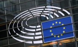 Le Parlement européen à Bruxelles, le 24 février 2025