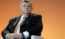 L'ex-président de France Télécom, Didier Lombard, le 26 février 2011 à Paris