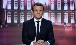 Emmanuel Macron le 27 avril 2017 sur TF1