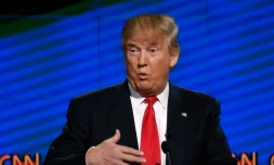 Donald Trump, lors d'un débat TV retransmis sur CNN, le 10 mars 2016 à Miami