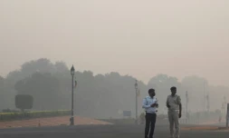 New Delhi suffoque sous un pic de pollution atmosphérique, le 1er novembre 2019