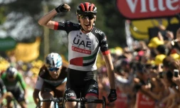 L'Irlandais Dan Martin remporte la 6e étape du Tour de France, le 12 juillet 2018 à Mûr-de-Bretagne