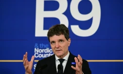 Le président roumain Nicusor Dan à Bucarest le 13 mai 2026
