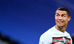 L'attaquant portugais Cristiano Ronaldo lors du match de Ligue des nations face à la France, au Stade de France, le 11 octobre 2020