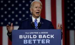Joe Biden, le 13 juillet 2020 à Wilmington, dans le Delaware 