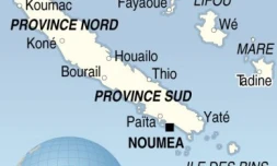 Carte de la Nouvelle-Calédonie
