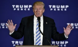 Donald Trump en campagne, le 22 octobre 2016 à Gettysburg, aux Etats-Unis