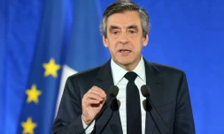 Le candidat à la présidentielle française François Fillon à Charleville-Mezieres, dans le nord-est de la France, le 2 février 2017