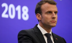 Emmanuel Macron, le 17 mai 2018, à Sofia