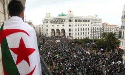 Manifestations d'Algériens contre le président Abdelaziz Bouteflika, à Alger le 22 mars