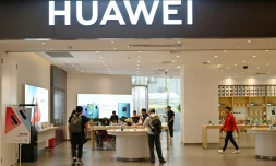 Une boutique Huawei, le 22 mai 2019 Ă Shanghai