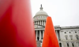 Le Capitole de Washington, siège du Congrès américain, le 5 avril 2025