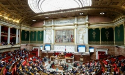 L'Assemblée nationale le 9 mai 2023 à Paris
