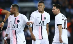 Neymar, Kylian Mbappé et Lionel Messi ont évolué ensemble pour la première fois lors de la rencontre entre le PSG et Bruges (1-1) le mercredi 15 septembre à l'occasion de la première journée de phase de poules de Ligue des champions à Bruges