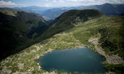 Le lac Alate, le 23 juin 2022 à Aulus-les-Bains, en Ariège